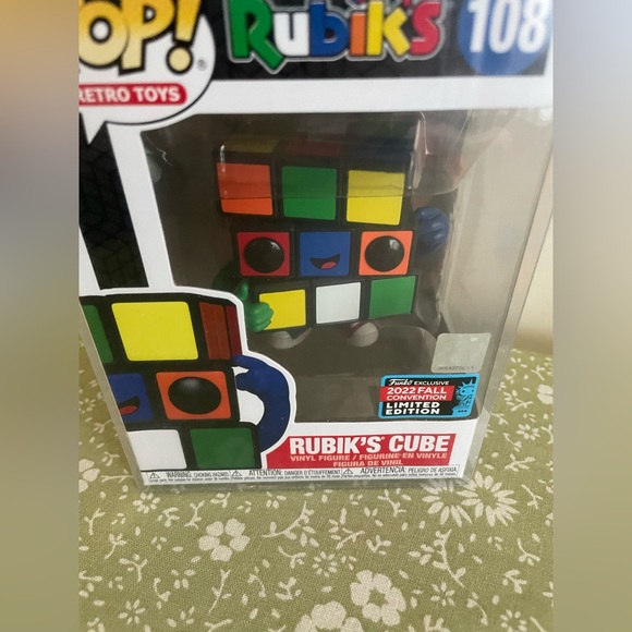 Funko Pop 
Rubik’s Cube #108
2022 Fall convention - Picture 1 of 3